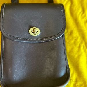 Small Vintage Coach Saddle Bag